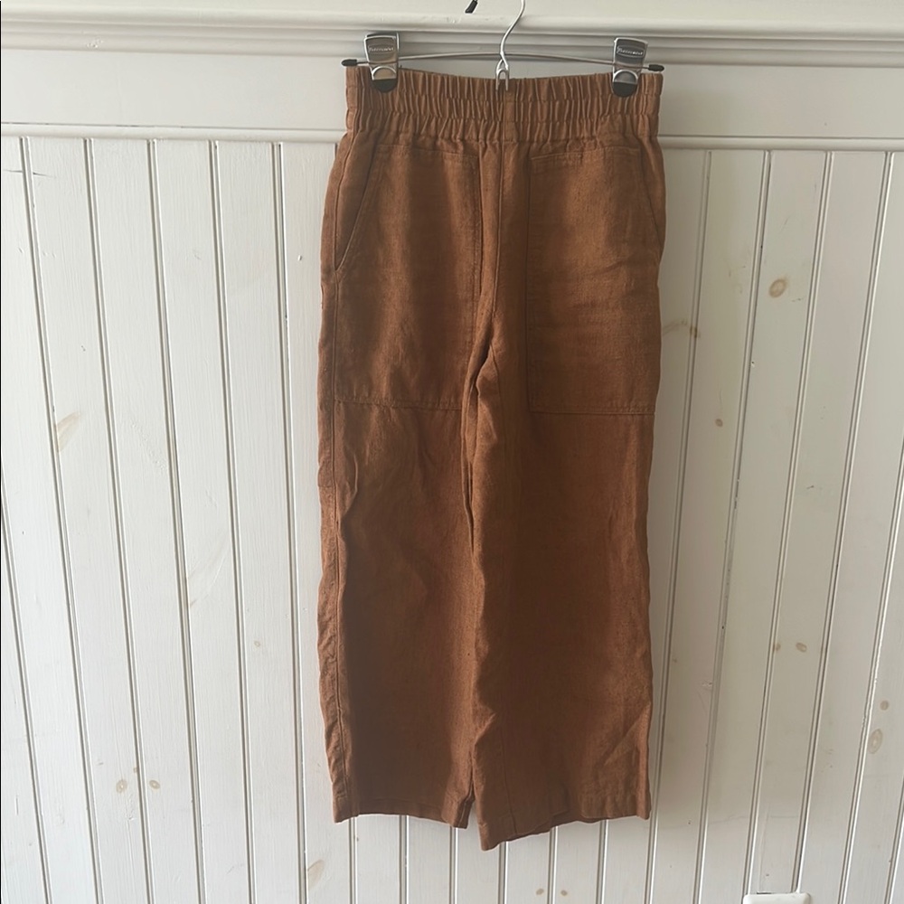 Not Perfect Linen Puglia Pants in Heavyweight Toast, XS